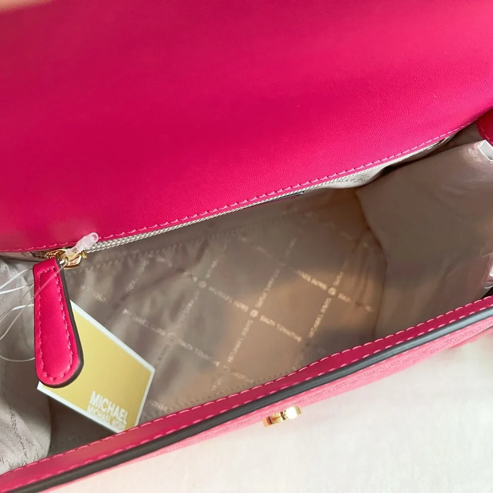 🌸NeW! Michael Kors Whitney Flap Satchel - Picture 9 of 10